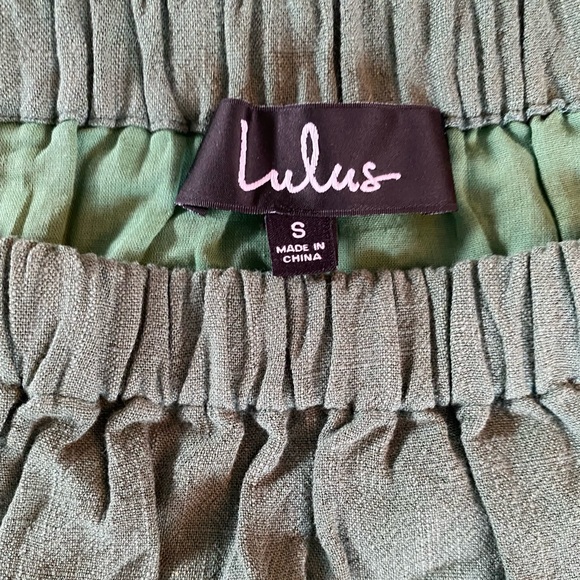 Lulus green dress - Picture 2 of 2